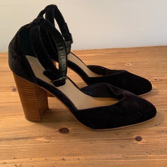 Soludos Collette Block Heel Black size 9 - Picture 1 of 7
